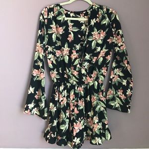 Honey Punch Floral Romper