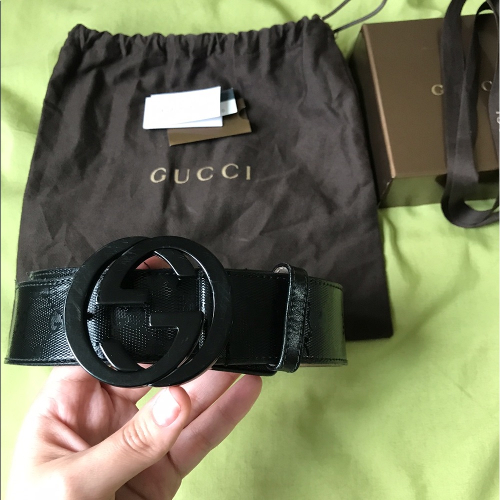 Authentic Black Gucci Belt‼️