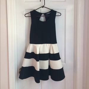 Black and White Dress