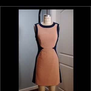 Kling modcloth color block dress mid-length sheath