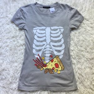 NWT [Wildfox] Full Stomach Easy Tee - XS/S