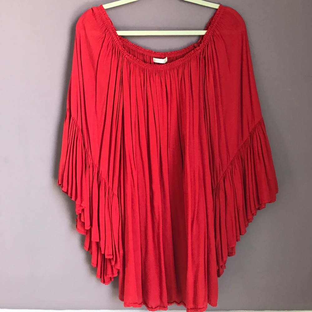Red Indah Boho Dress