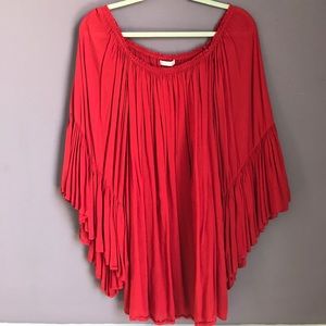 Red Indah Boho Dress