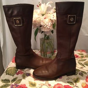 Tory birch riding boots (worn just once!)
