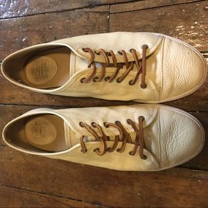 Frye Mindy Low-tops. Color: off-white.
