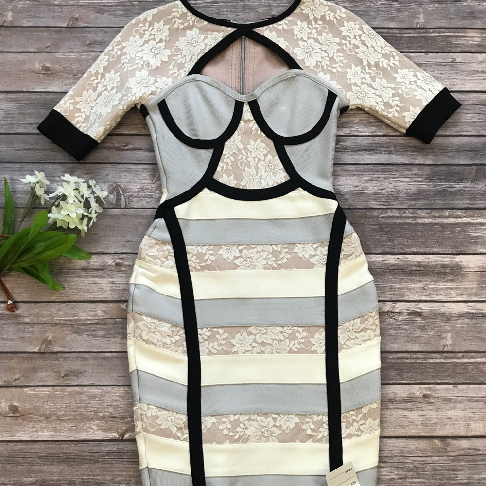 Beautiful pattern lace dress