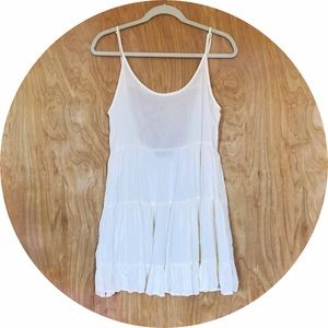 Brandy Melville 'Jada' Open Back Ruffle Hem Dress