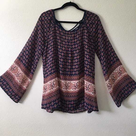 Anthropologie Tops - Bell Sleeve Blouse