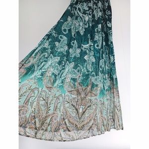 Strapless maxi dress