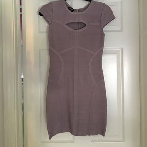 Bebe light purple tight dress