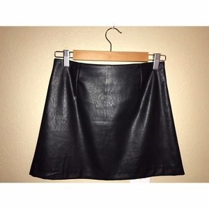 MINKPINK leather mini skirt