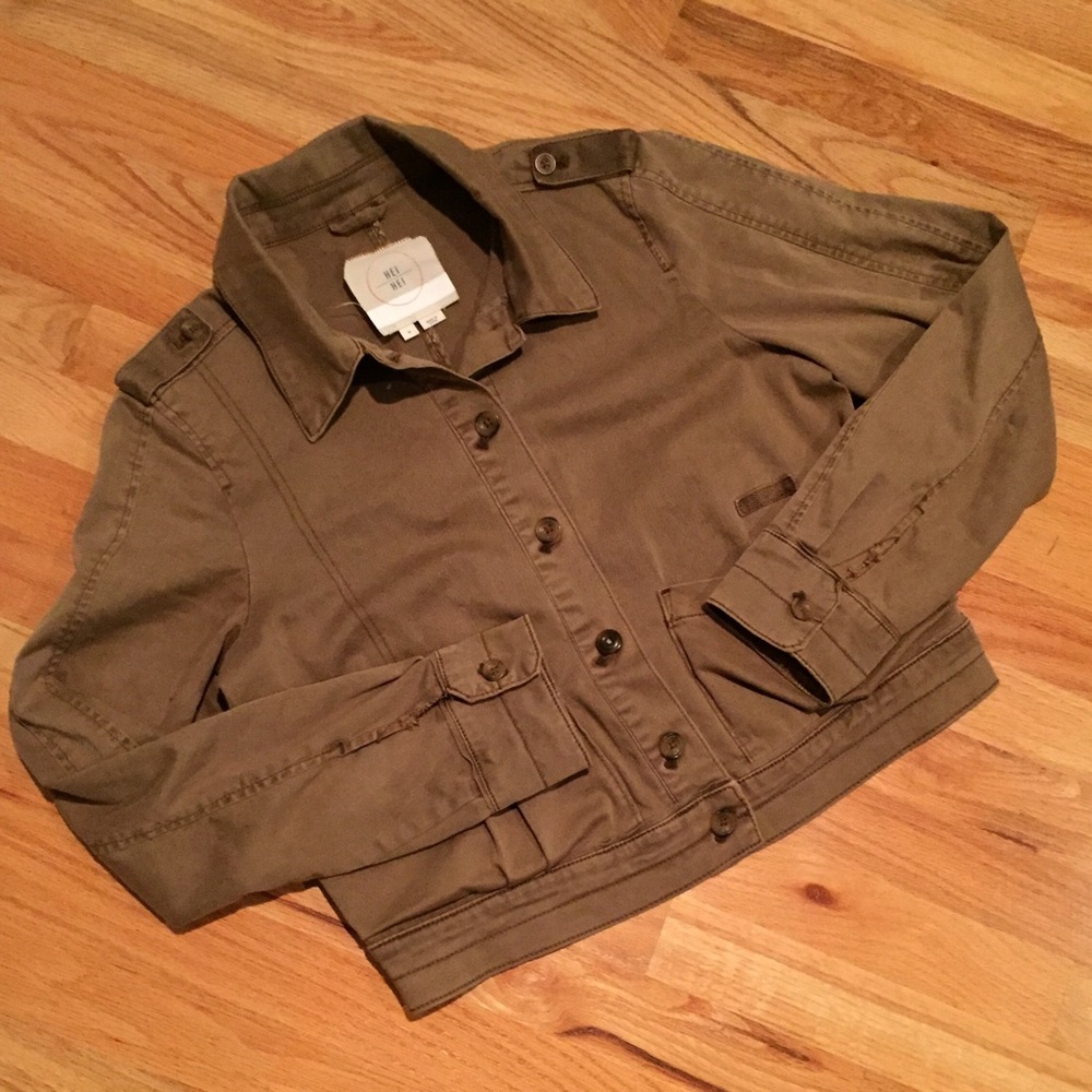 Anthropologie Hei Hei Military Cropped Jacket - Picture 2 of 5