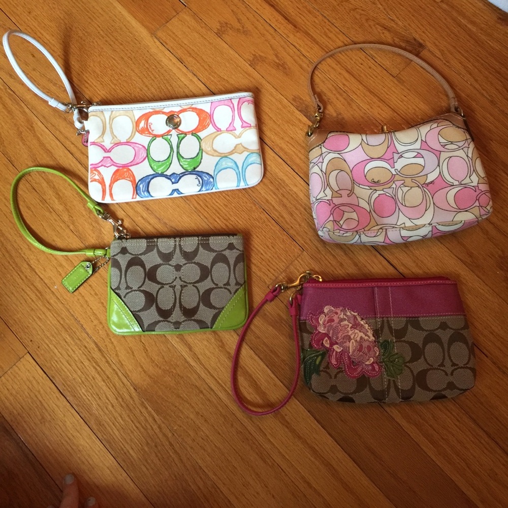 Coach wristlets never used