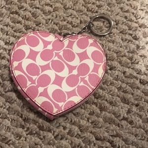 Coach Heart Coin Purse