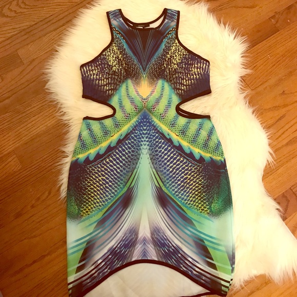 NWT side cutout neoprene dress - Picture 3 of 4