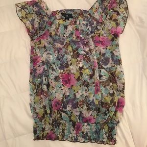 Sheer blouse m, great for dress pants