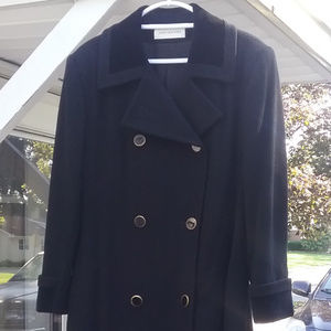 Jones New York double-breasted wool coat