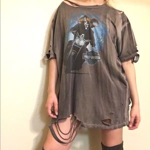 Harley Davidson distressed t-shirt