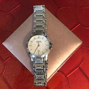 Women's Coach Watch, new battery. EUC