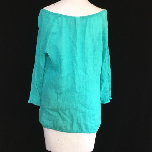Old Navy Tops Old Navy Off The Shoulder Gauze Top Poshmark