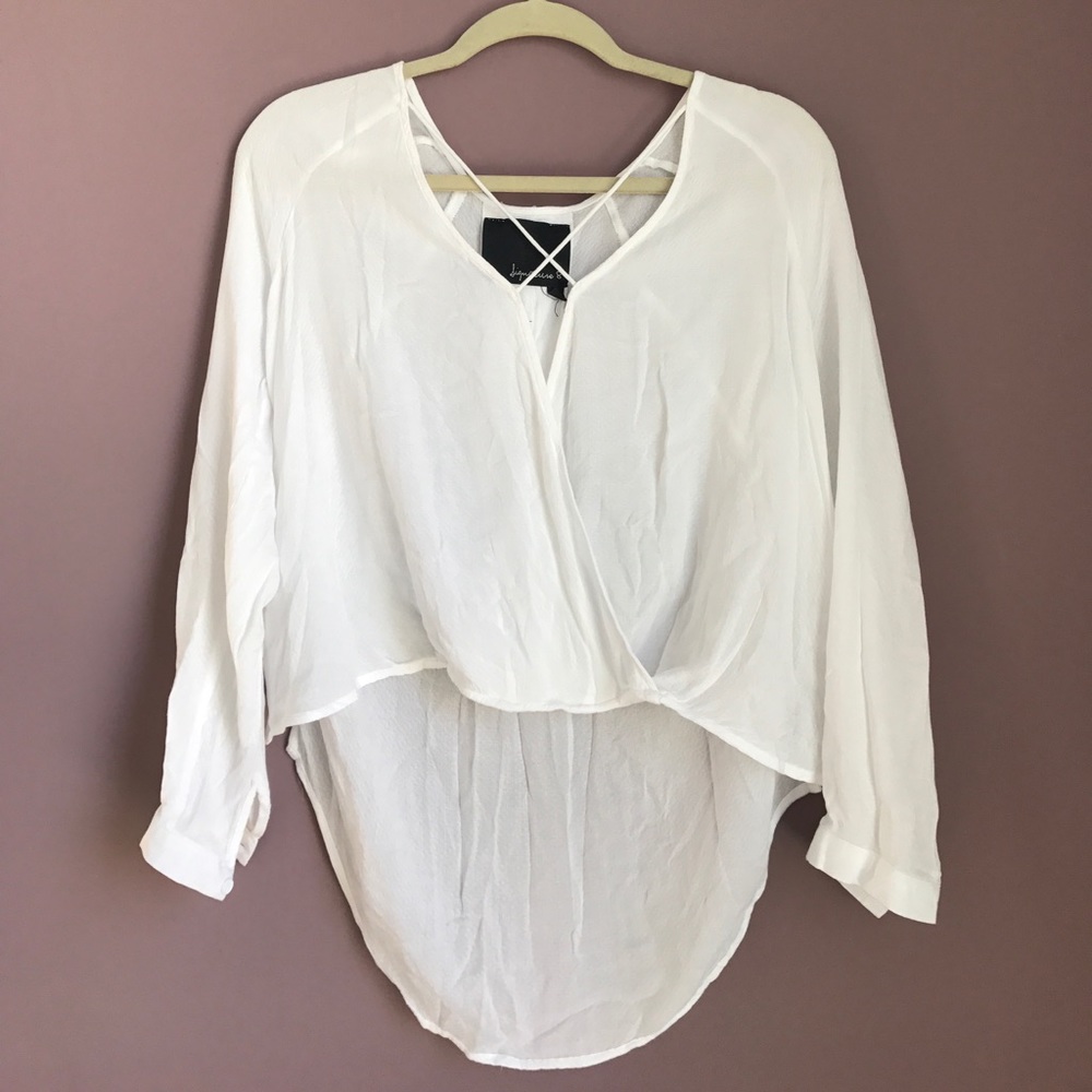 White Flowy Blouse