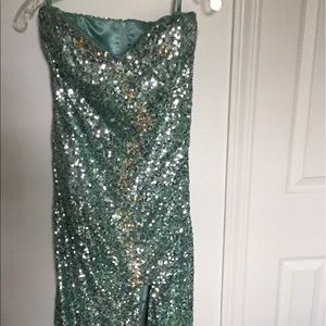 Strapless Prom Dress