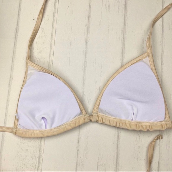 Womens padded GOLD sexy two piece bikini summer - Picture 3 of 5