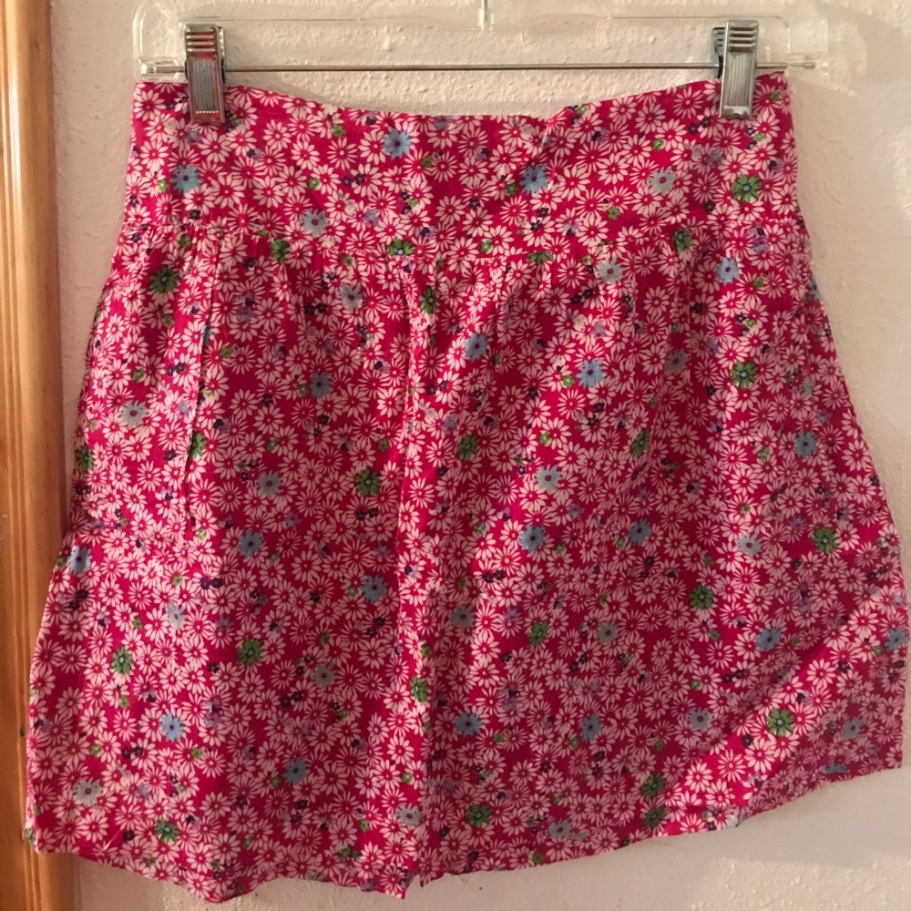 Pink Floral skirt