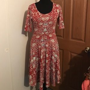 LLR red floral Nicole