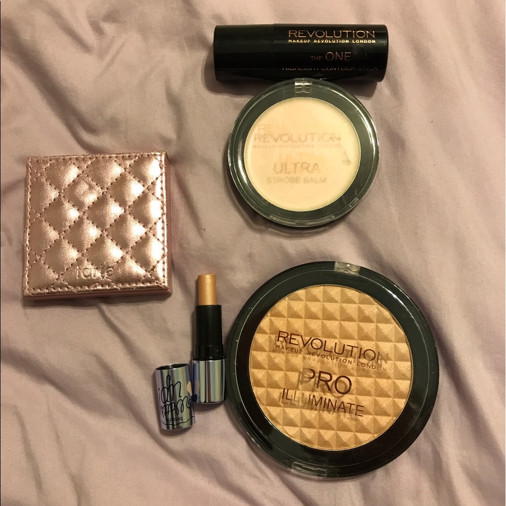 Highlighter Lot- tarte benefit  makeup revolution
