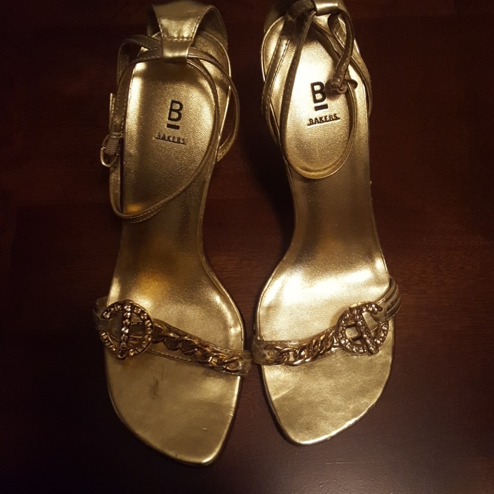Gold heels