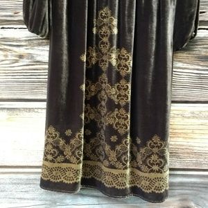 Anne Taylor Dresses - Anne Taylor Loft Brown Velvet Long Sleeve Dress Anne Taylor Dresses - Anne Taylor Loft Brown Velvet Long Sleeve Dress