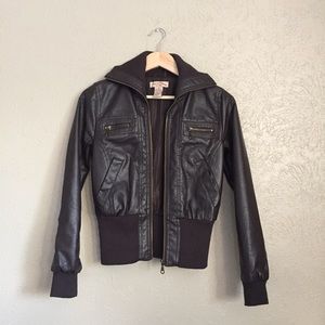✨Faux Leather Jacket