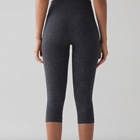 lululemon athletica Pants - Free to Flow Crop *Fleck Lulu lemon