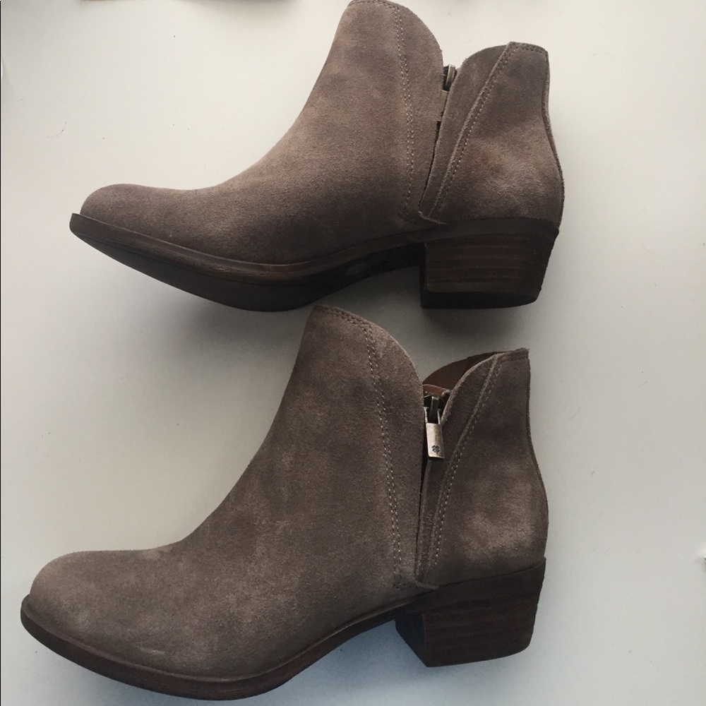 Lucky Brand Suede Booties