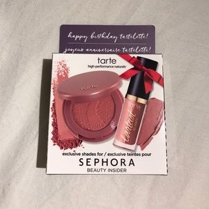 BRAND NEW mini Tarte blush & lip paint set