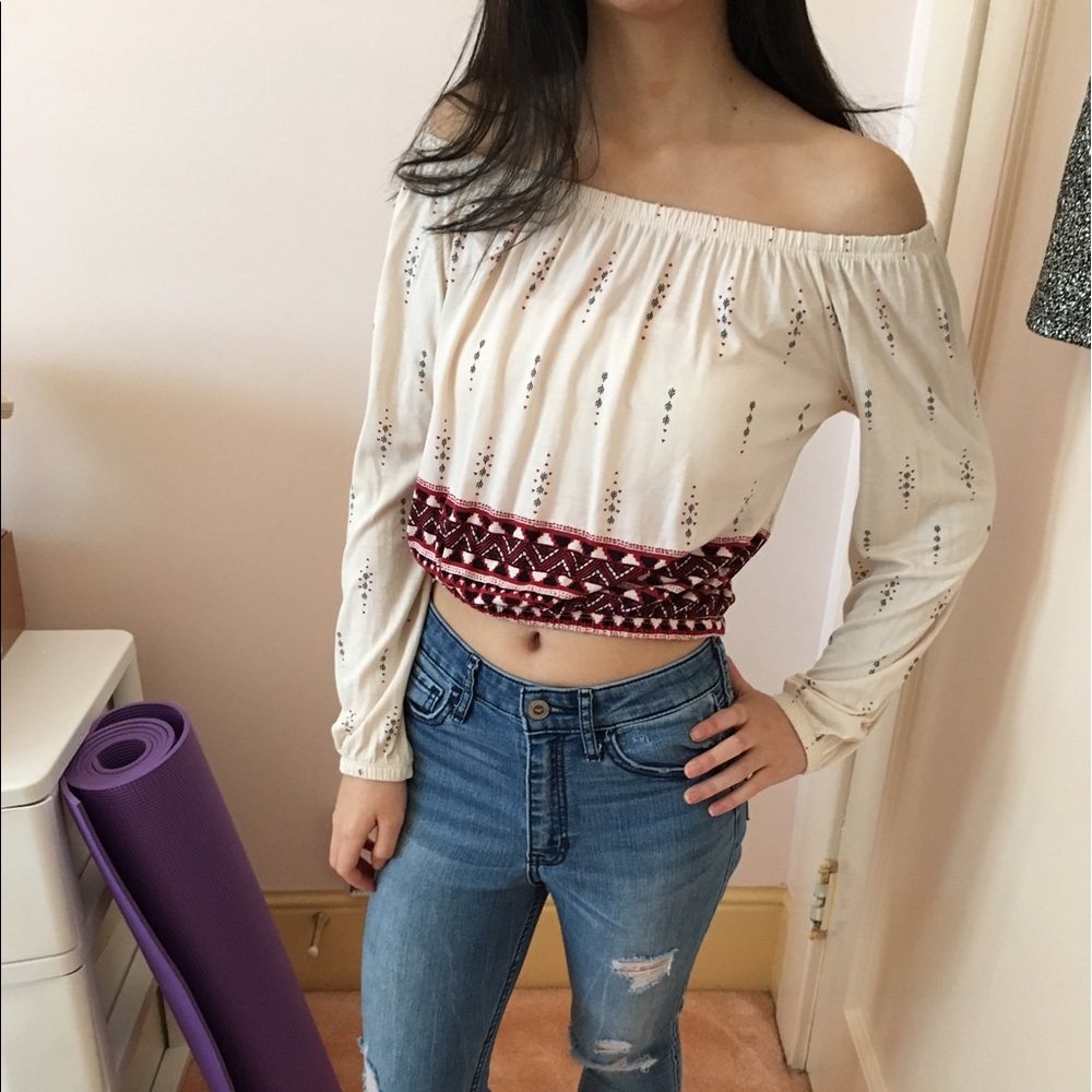 H&m || off-the-shoulder top