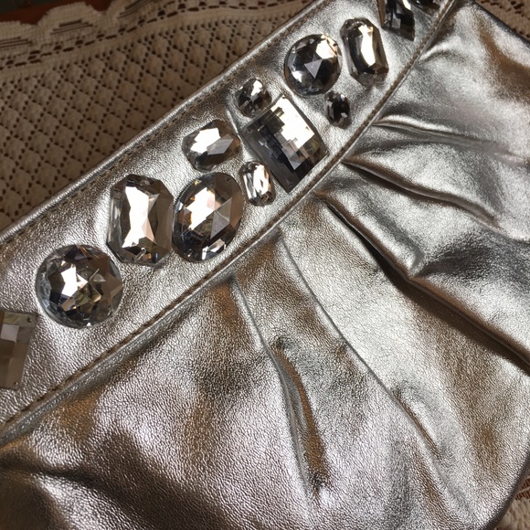 Sparkly Silver Clutch Purse - Picture 4 of 7
