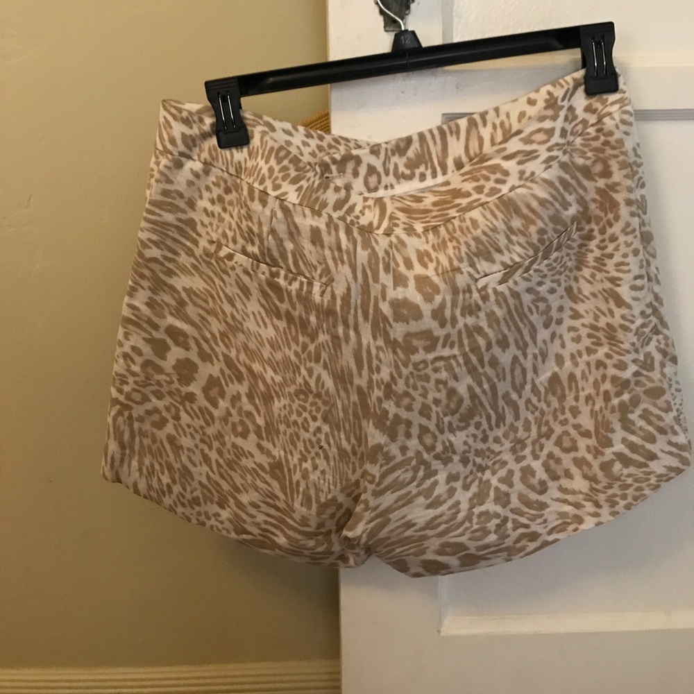Calvin Klein new shorts, tan and white, size 12.