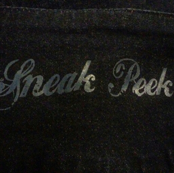 Jean tube skirt with gold zipper - Picture 4 of 5