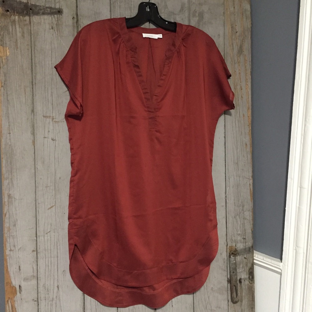 Lush Sheer Short-sleeved Tunic