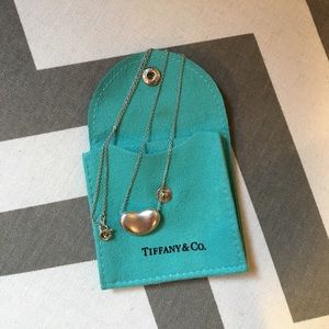 Tiffany & Co Small Bean Sterling Silver Necklace