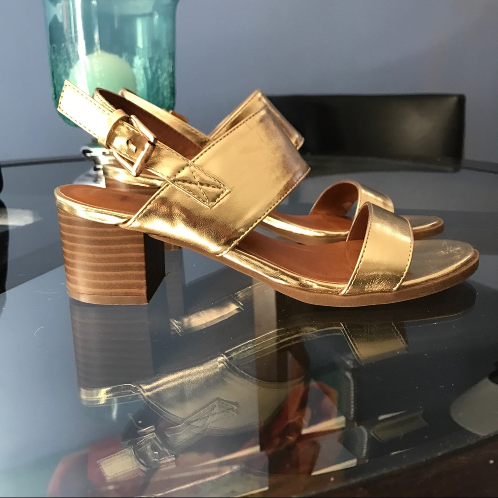 Gold Sandals