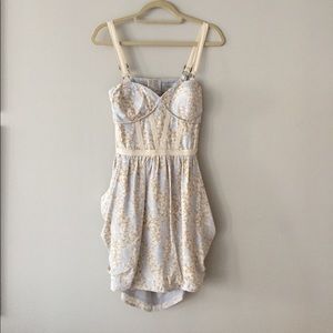 NWOT 100% Silk Madison Marcus Floral Dress Size M