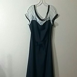 Dark blue dress