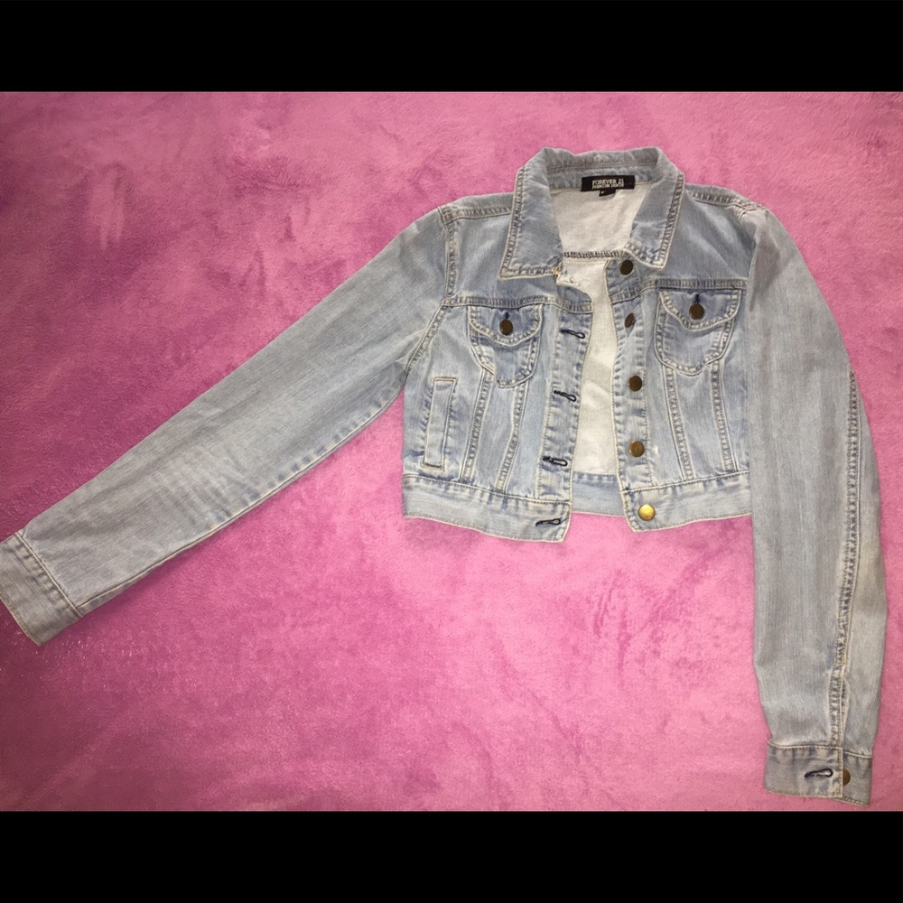 CROP TOP JEAN JACKET