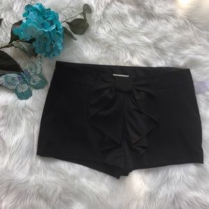 Charlotte Russe Black Bow Shorts
