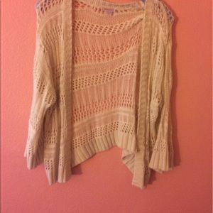 Lightweight Yarn Cardigan Off White SMALL/MEDIUM