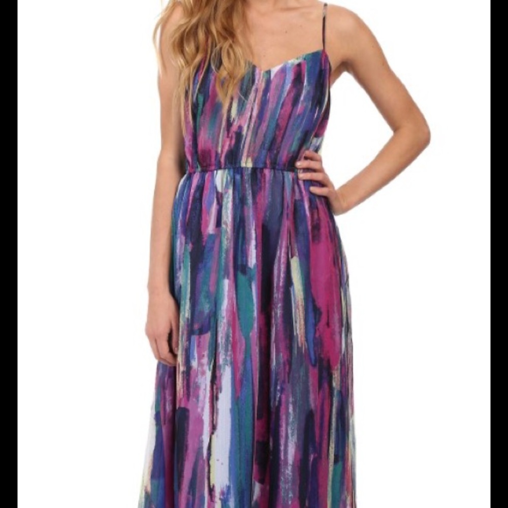 Jack by BB Dakota: Paintstroke Printed Dress L NWT