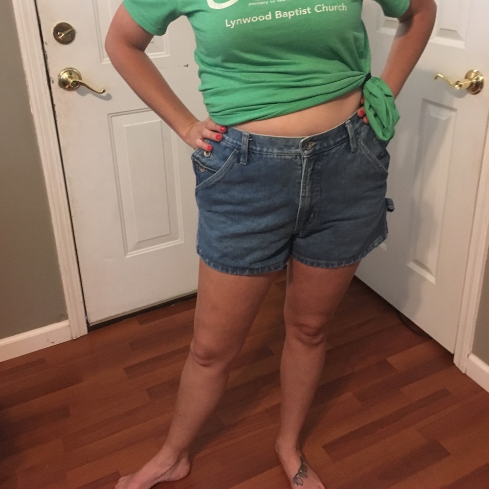 No Excuses High Waisted Mom Shorts Vintage